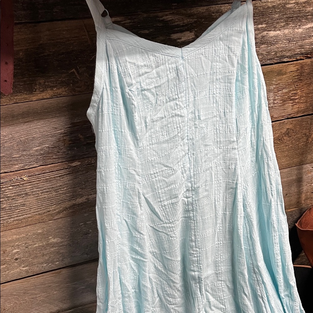 Torrid Light Blue Textured Maxi Dress